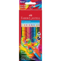 Faber-Castell Dreikant Buntstifte, 12er Kartonetui