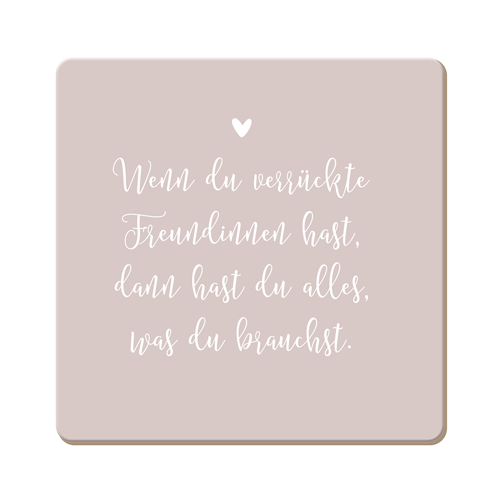 Korkuntersetzer 9,5x9,5cm - Ideal zum verschenken - Verschiedene Motive