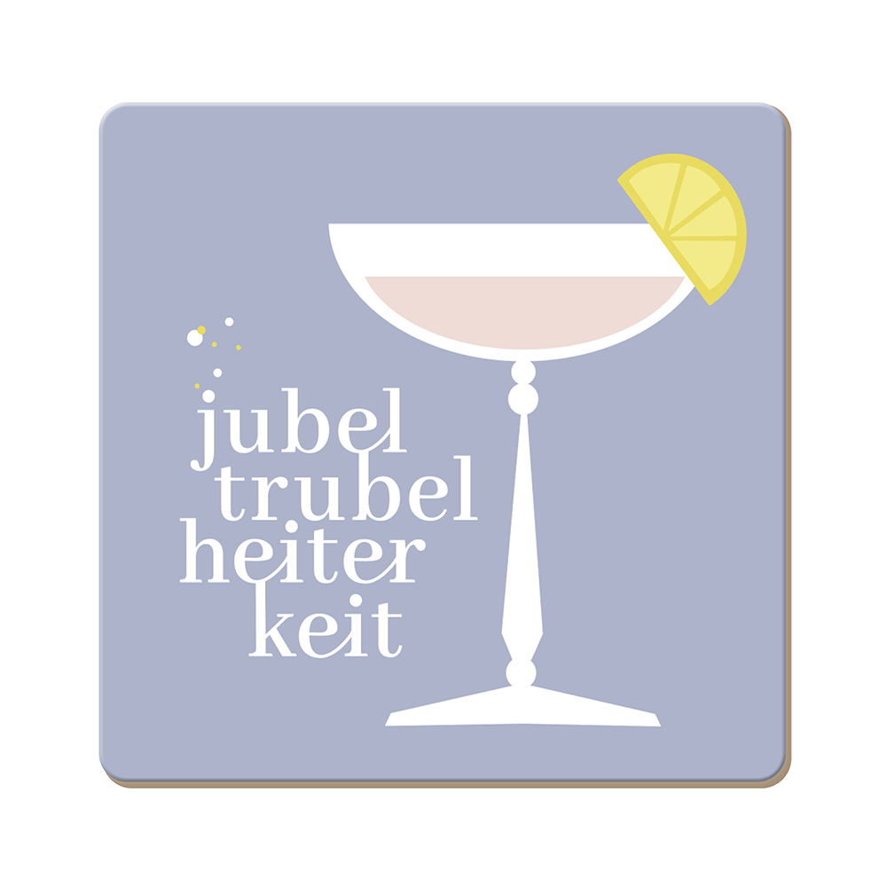 Korkuntersetzer 9,5x9,5cm - Ideal zum verschenken - Verschiedene Motive