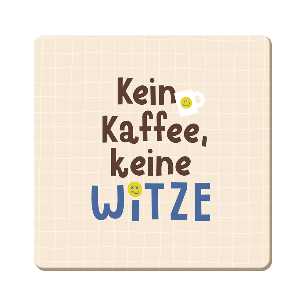 Korkuntersetzer 9,5x9,5cm - Ideal zum verschenken - Verschiedene Motive