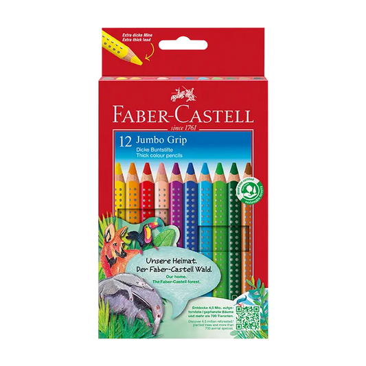 Faber-Castell 12er Jumbo Grip Buntstifte