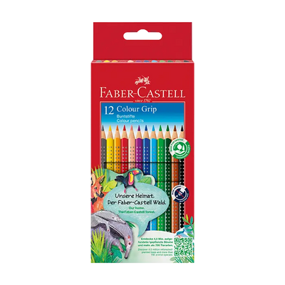 Faber-Castell Colour Grip Buntstift, 12er Kartonetui
