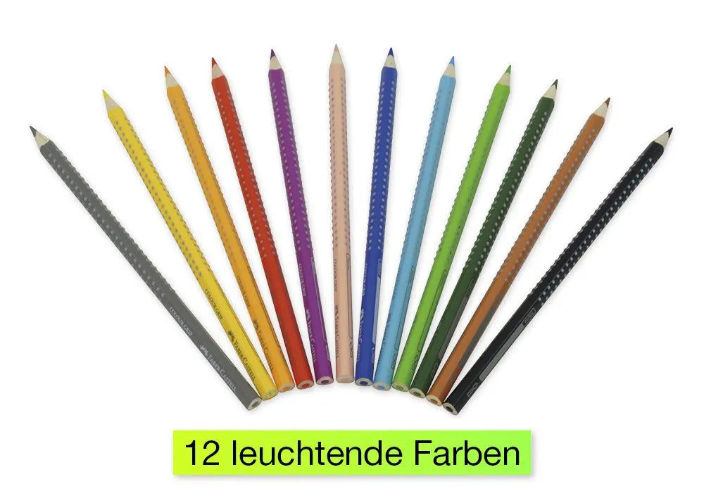 Faber-Castell Colour Grip Buntstift, 12er Kartonetui