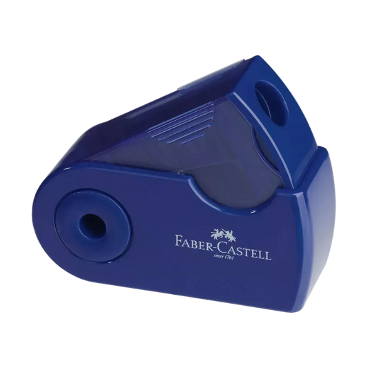 Faber-Castell Doppelspitzdose Sleeve (8/10mm) Blau