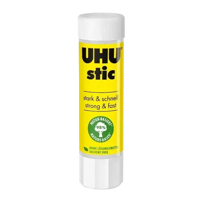 UHU stic klebestift, ohne Lösungsmittel, Stiftform mit 8,2 g