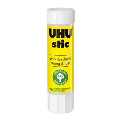 UHU stic klebestift, ohne Lösungsmittel, Stiftform mit 8,2 g