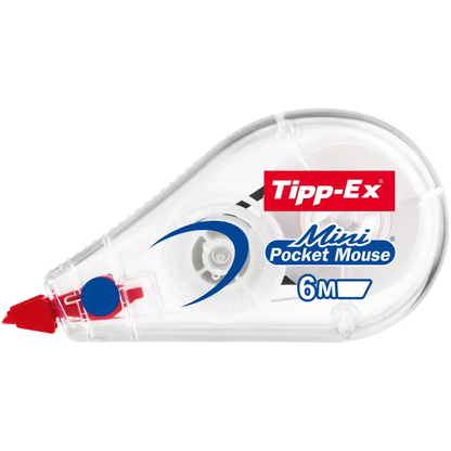 Korrekturroller Tipp-Ex® Mini Pocket Mouse®, 6 m x 5 mm, weiß