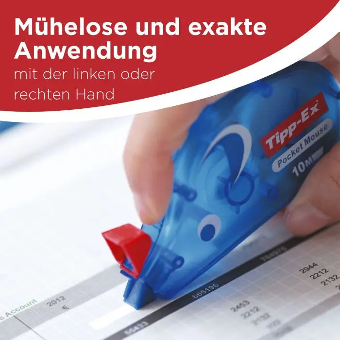 Korrekturroller Tipp-Ex® Pocket Mouse®, 10 m x 4,2 mm