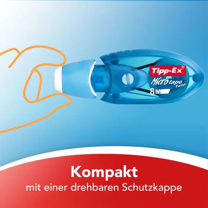 Korrekturroller Tipp-Ex® Microtape Twist, 8 m x 5 mm