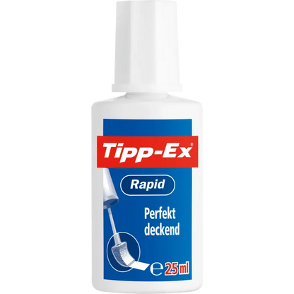 Korrekturfluid Tipp-Ex® Rapid, Flasche à 25 ml, weiß