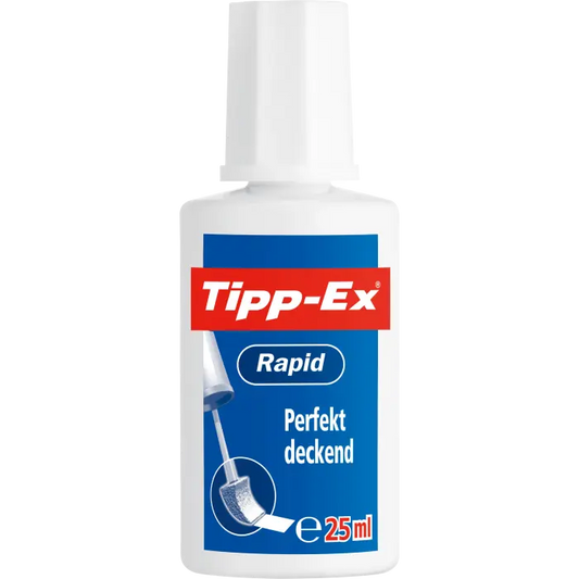Korrekturfluid Tipp-Ex® Rapid, Flasche à 25 ml, weiß