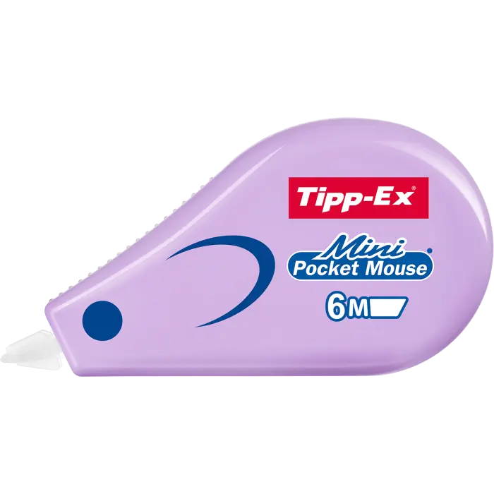 Korrekturroller Tipp-Ex® Mini Pocket Mouse® Pastel, 6 m x 5 mm in verschiedenen Farben