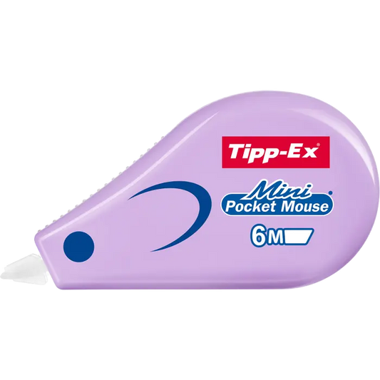 Korrekturroller Tipp-Ex® Mini Pocket Mouse® Pastel, 6 m x 5 mm in verschiedenen Farben