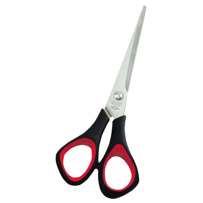 Universalschere Edelstahl Soft 6,5 Zoll 16,0 cm sw.rt Softgriff