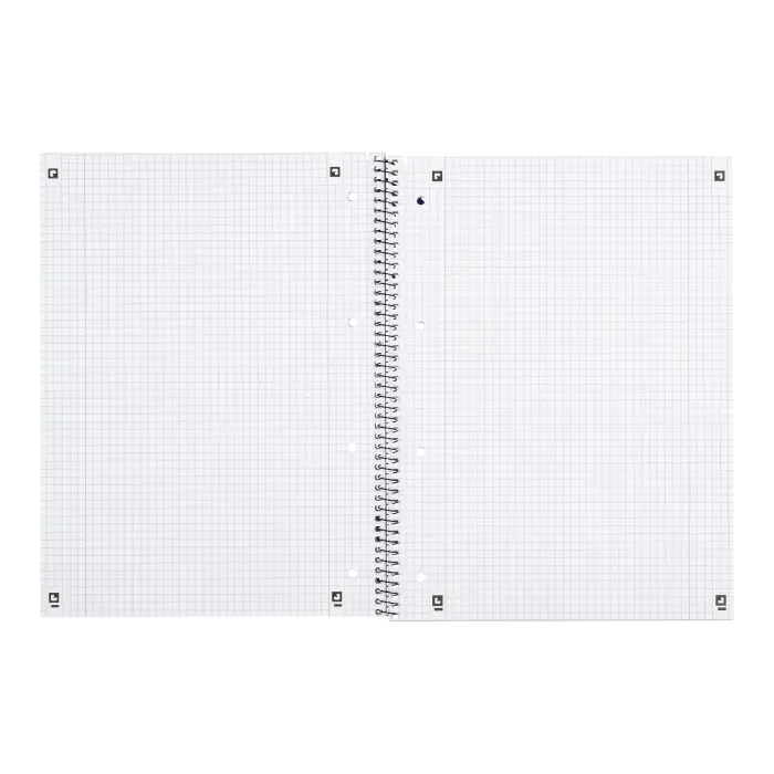 Oxford Collegeblock, A4, 5mm kariert, Rand rechts/links 80 Blatt, Lineatur 28