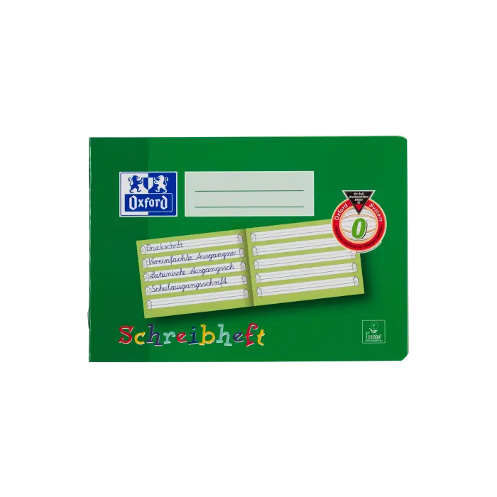 Oxford Schreiblernheft, DIN A5quer, liniert, Lin.0, 16 Blatt