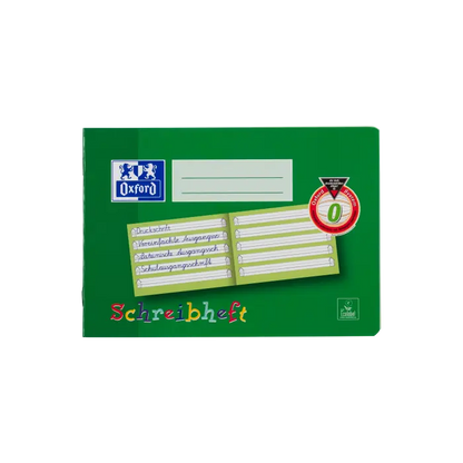 Oxford Schreiblernheft, DIN A5quer, liniert, Lin.0, 16 Blatt