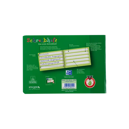 Oxford Schreiblernheft, DIN A5quer, liniert, Lin.0, 16 Blatt