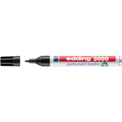 Permanentmarker edding 3000, 1,5-3mm, in verschiedenen Farben