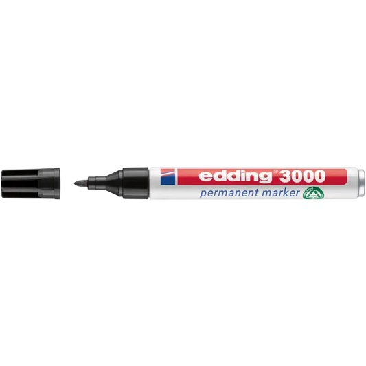 Permanentmarker edding 3000, 1,5-3mm, in verschiedenen Farben
