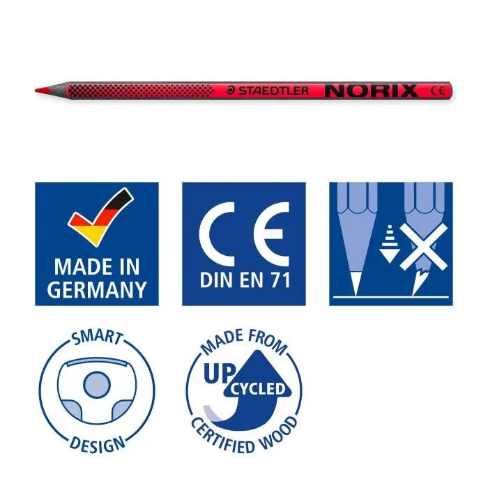 NORIX® Buntstift 186 Rot