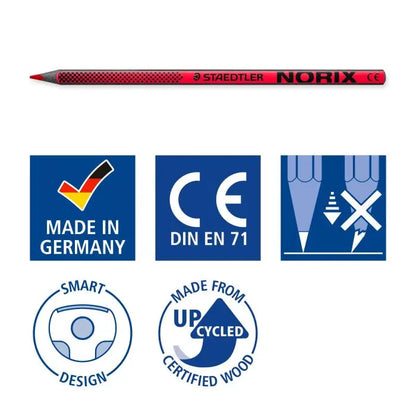 NORIX® Buntstift 186 Rot