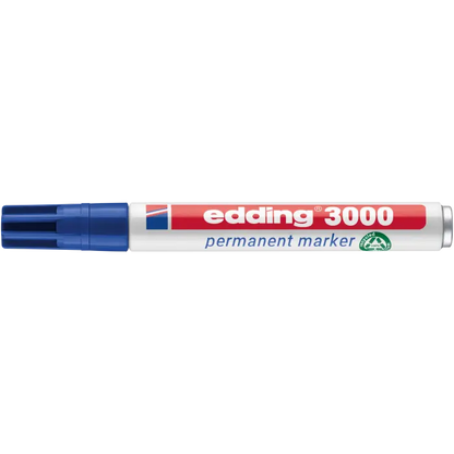 Permanentmarker edding 3000, 1,5-3mm, in verschiedenen Farben