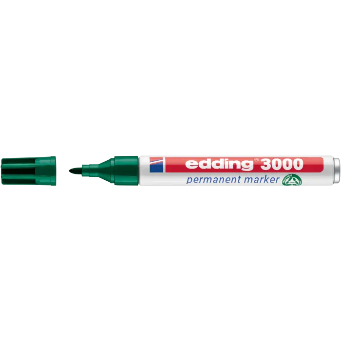 Permanentmarker edding 3000, 1,5-3mm, in verschiedenen Farben