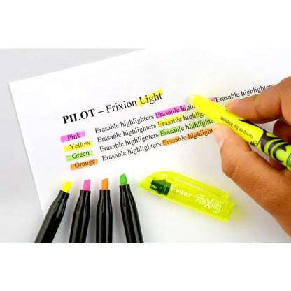 PILOT Textmarker FriXion, radierbare Tinte, 4.0mm (M) in verschiedenen Farben