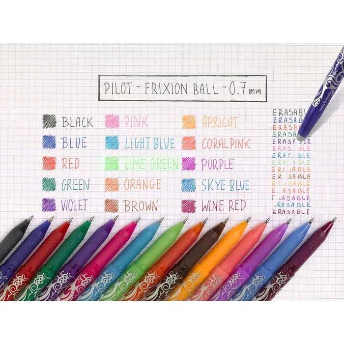 PILOT Tintenroller Frixion Ball 0.7 in verschiedenen Farben