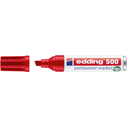 Permanentmarker edding 500, 2-7mm, in verschiedenen Farben