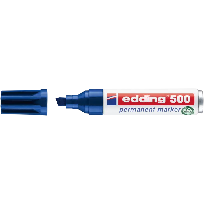Permanentmarker edding 500, 2-7mm, in verschiedenen Farben