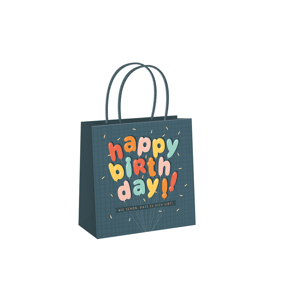 Geschenktüte Klein B12,5xH12,5 - Verschiedene Motive