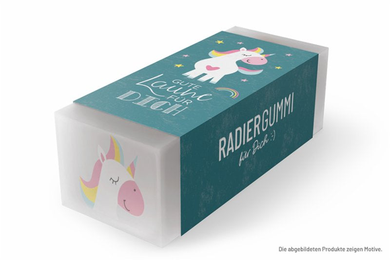 Radiergummi Für Dich 5x2, 2x1,7 Verschiedene Motive