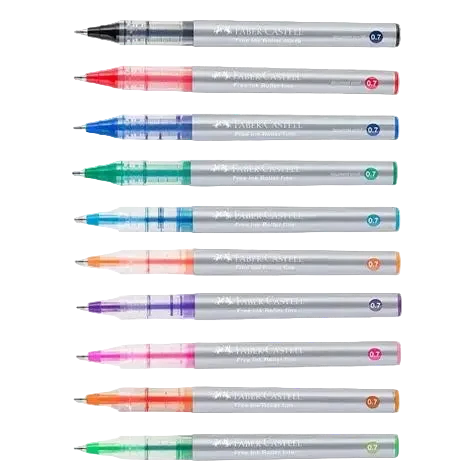Faber-Castell Tintenroller Free Ink Fine 10 Stück
